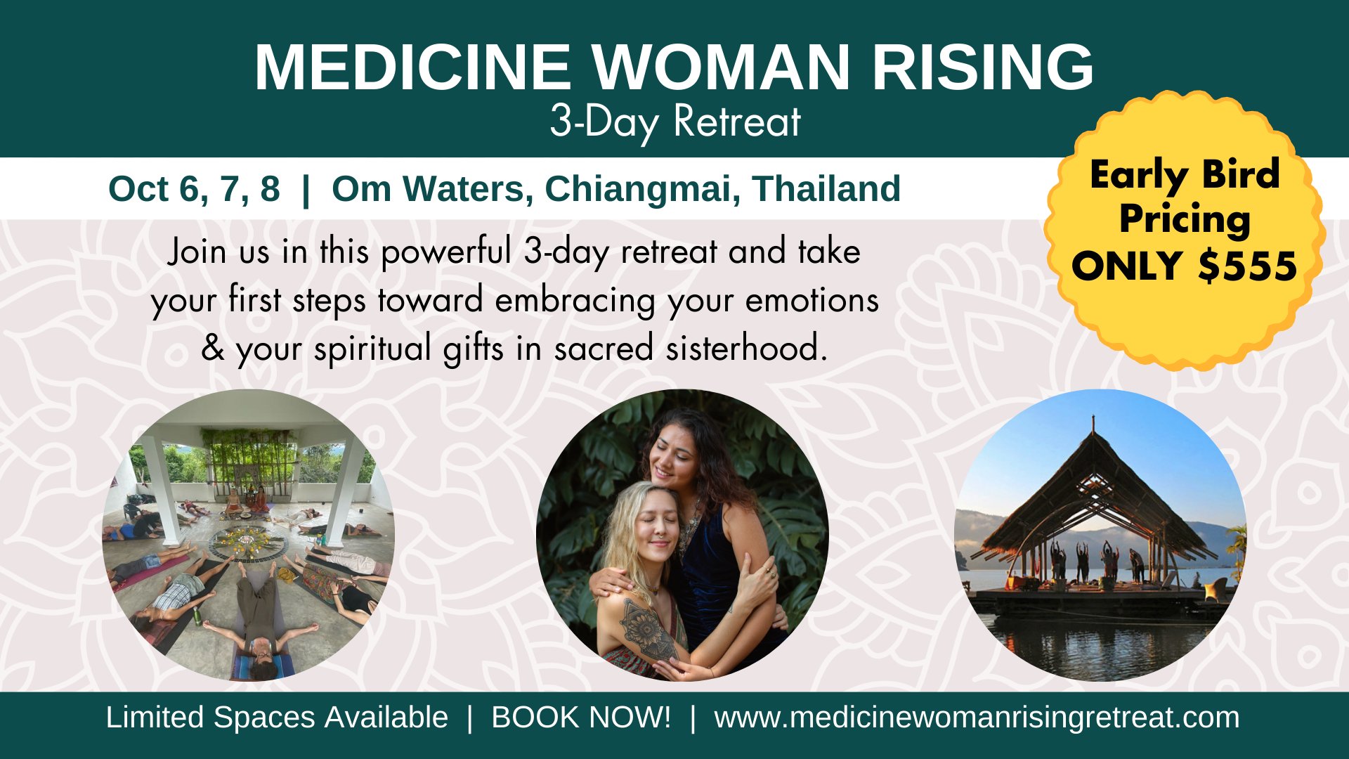 Medicine Woman Rising 3-day Retreat in Chiang Mai Medicine Woman Rising 3-day Retreat in Chiang Mai
